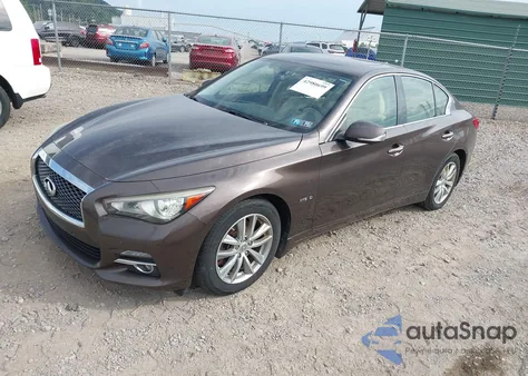 2015 Infiniti Q50 Hybrid Premium/Sport from USA, damaged, VIN JN1AV7AR8FM850619